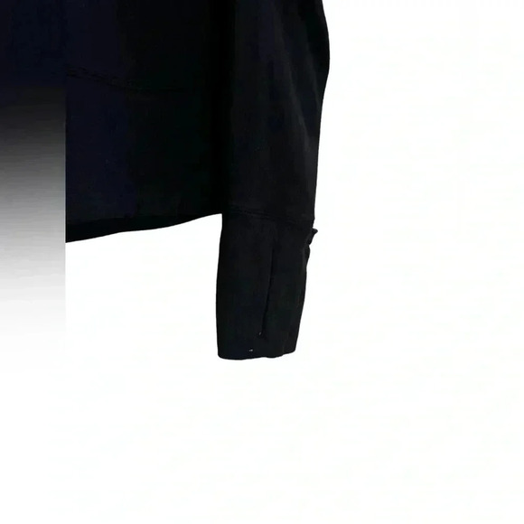 Lululemon Rush Hour Black Long Sleeve Thumb Hole Top Run Zip Pocket Size 2 - Picture 5 of 13